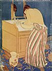 Woman Bathing by Mary Cassatt